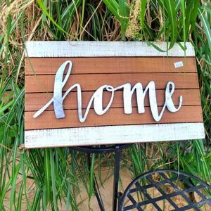 Wooden Home Sign